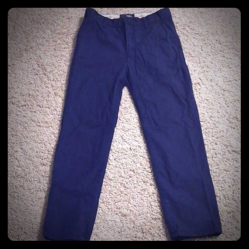 H&M boys navy blue slacks pants, size 10-11Y